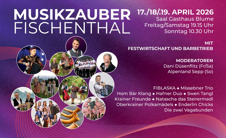 Event-Image for 'Musikzauber Fischenthal2026'