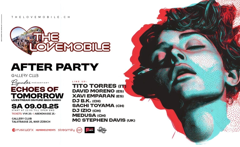 Event-Image for 'THE LOVEMOBILE AFTERPARTY ECHOES OF TOMORROW'