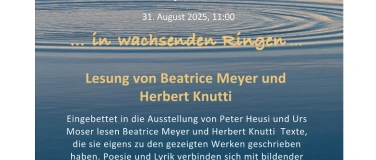 Event-Image for '... in wachsenden Ringen - eine literarische Kunstführung'