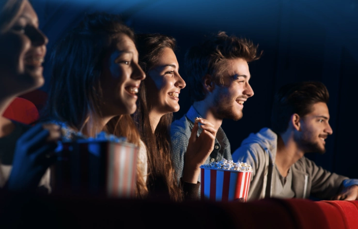 Kino-Besucher Kino-Besucher