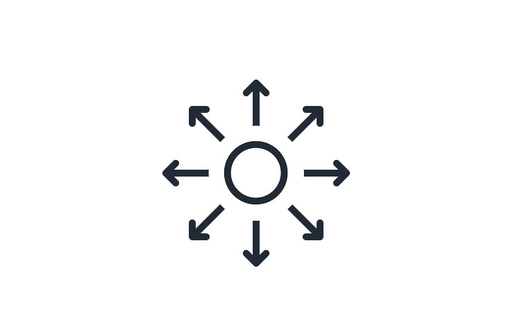 Reichweite Icon Reichweite Icon