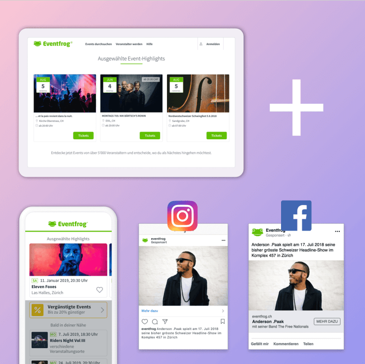 Eventfrog Online Kombi Werbung Eventfrog Online Kombi Werbung