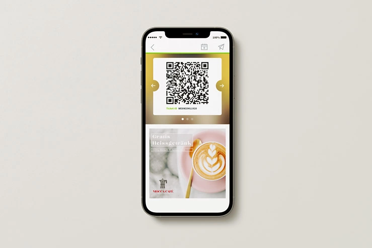 Mockup Pro-Modell Ticket Pro-Modell Smartphone Mockup Pro-Modell Ticket Pro-Modell Smartphone
