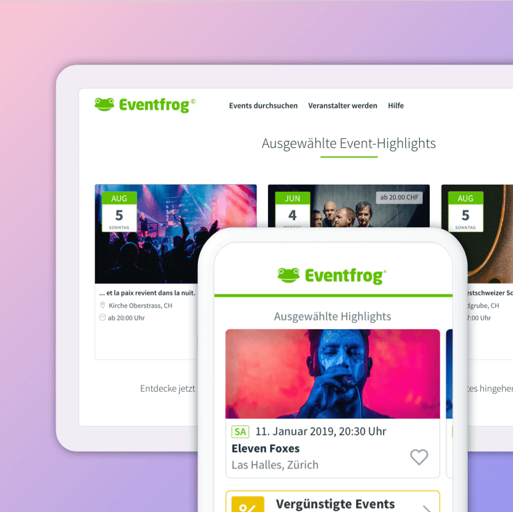 Eventfrog Online Werbung Kombi Event bewerben mit Eventfrog Kombi Paket, App und Web