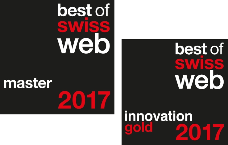 LP Award bosamaster innovation Awards Best of Swiss Web und Master