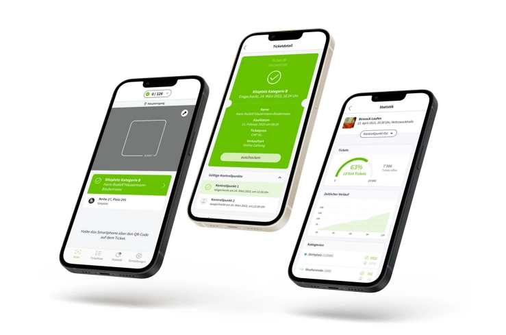 Visuals neue Entry App Einlasskontrolle Visuals neue Entry App Einlasskontrolle