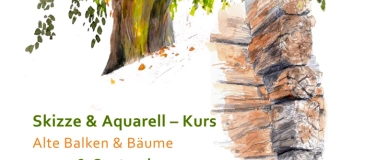 Event-Image for 'Skizze & Aquarellkurs ALTE BALKEN & BÄUME'