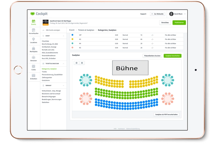 LP Xing ticketing saalplan LP Xing ticketing saalplan